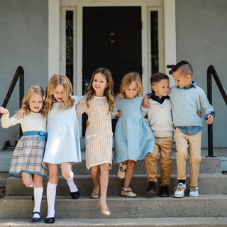 French Look Ponte Dress with Bow - Hope & Henry Girl