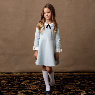 French Look Ponte Dress with Bow - Hope & Henry Girl