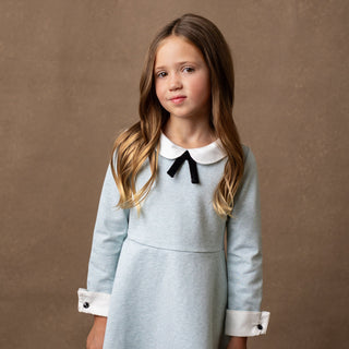 French Look Ponte Dress with Bow - Hope & Henry Girl