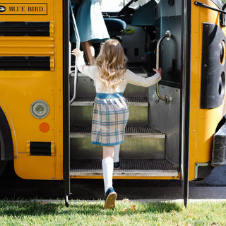 Organic Skater Sweater Dress with Bow - Hope & Henry Girl