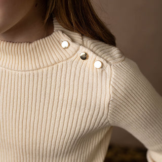 Organic Mock Neck Sweater - Baby - Hope & Henry Baby