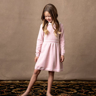 Organic Peter Pan Collar Sweater Dress - Baby - Hope & Henry Baby