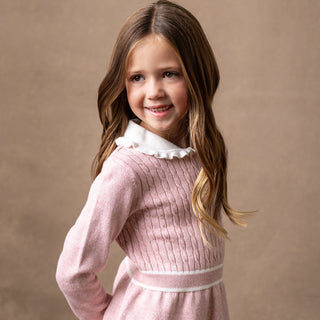 Organic Peter Pan Collar Sweater Dress - Baby