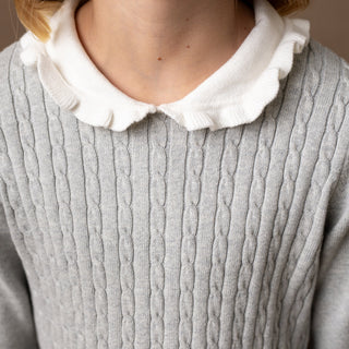 Organic Peter Pan Collar Sweater Dress