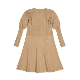 Organic Cable Bodice Sweater Dress - Baby - Hope & Henry Baby