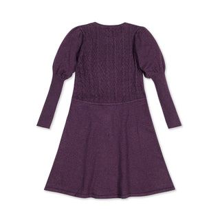 Organic Cable Bodice Sweater Dress