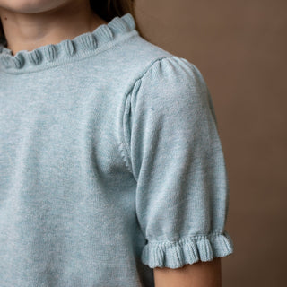 Organic Puff Sleeve Sweater - Hope & Henry Girl