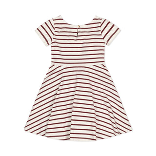 Organic Short Sleeve Skater Dress - Hope & Henry Girl