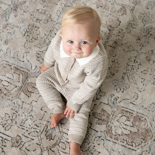 Organic Tweed Cardigan and Legging Set - Hope & Henry Baby