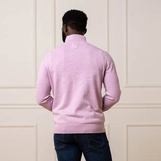 Organic Fine Gauge Half Zip Sweater