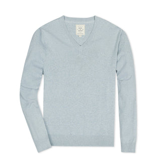 Organic Fine Gauge V-Neck Sweater