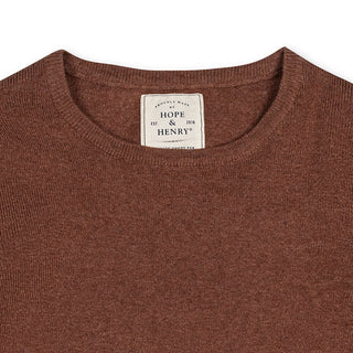 Rib Knit Sweater Top - Hope & Henry Women