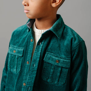 Organic Corduroy Flap Pocket Shirt