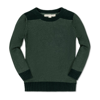 Organic Shoulder Detail Crew Neck Sweater