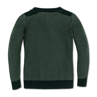 Organic Shoulder Detail Crew Neck Sweater