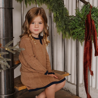 Organic Bow Sweater Dress - Baby