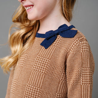 Organic Bow Sweater Dress