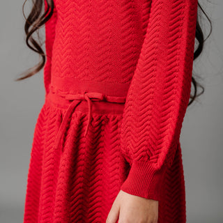 Organic Balloon Sleeve Sweater Dress - Baby