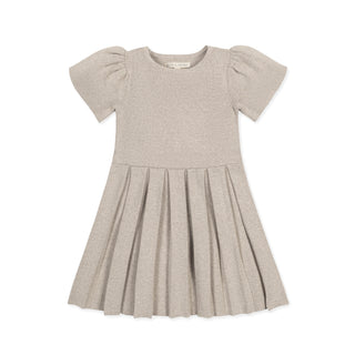 Organic Pleated Sweater Dress