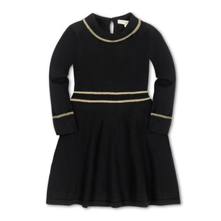 Organic Ruffle Collar Sweater Dress