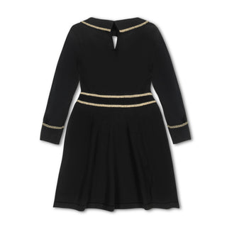 Organic Ruffle Collar Sweater Dress