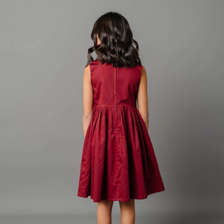 Organic Asymmetrical Bow Party Dress