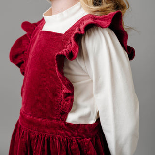 Organic Corduroy Ruffle Jumper