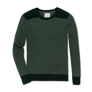 Organic Shoulder Detail Crew Neck Sweater