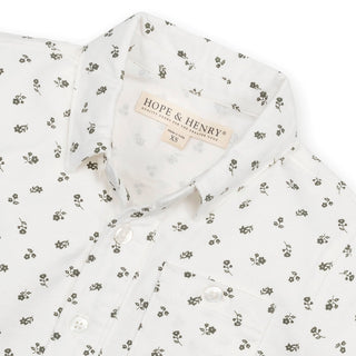 Organic Jersey Button Down Shirt