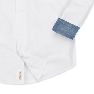 Linen Classic Button Down Shirt - Baby