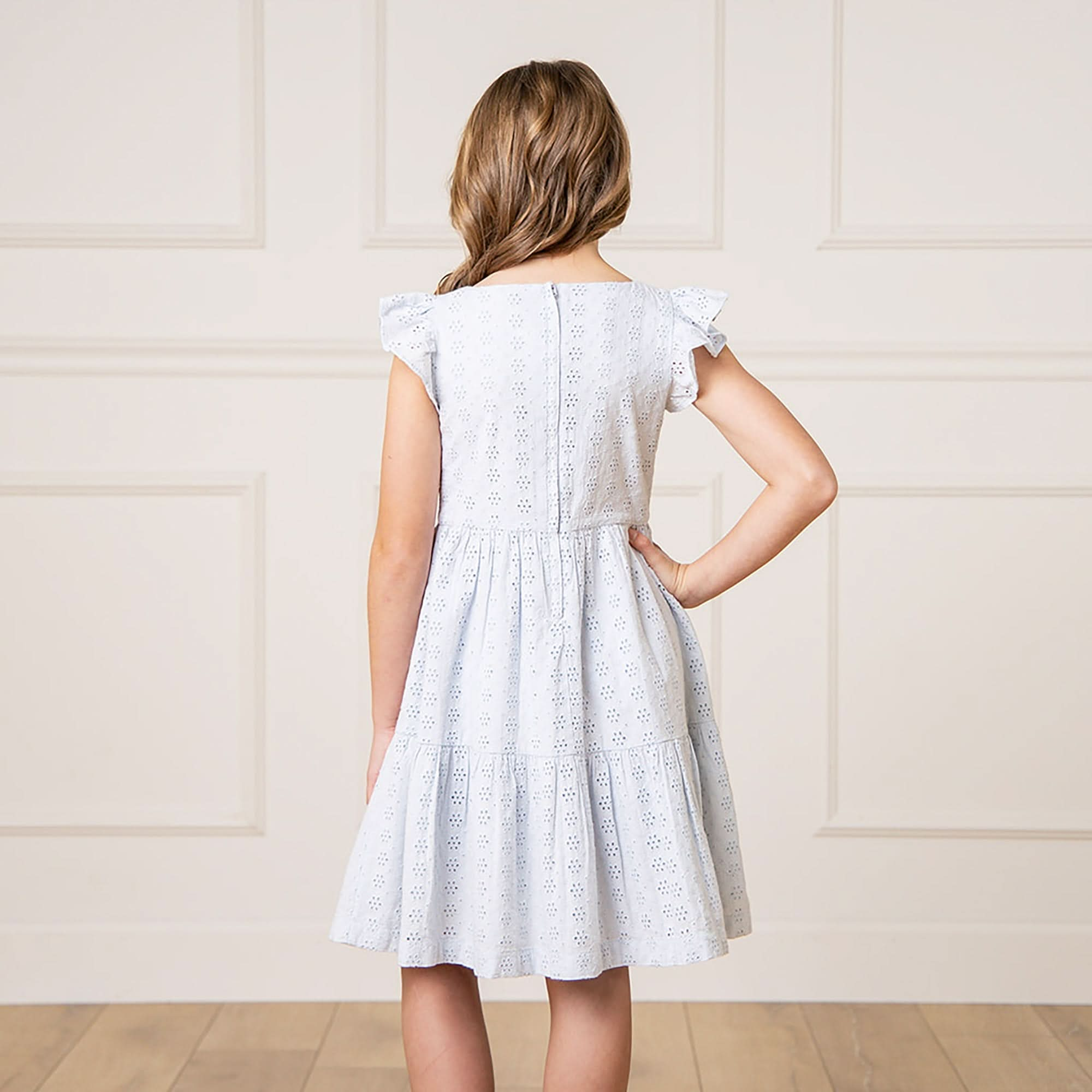 Tiered Organic Eyelet Dress - Baby | Hope & Henry Baby