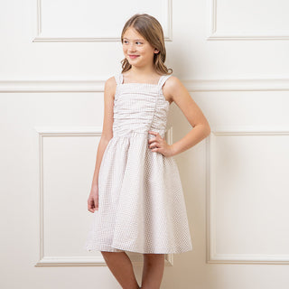 Organic Ruched Bodice Party Dress