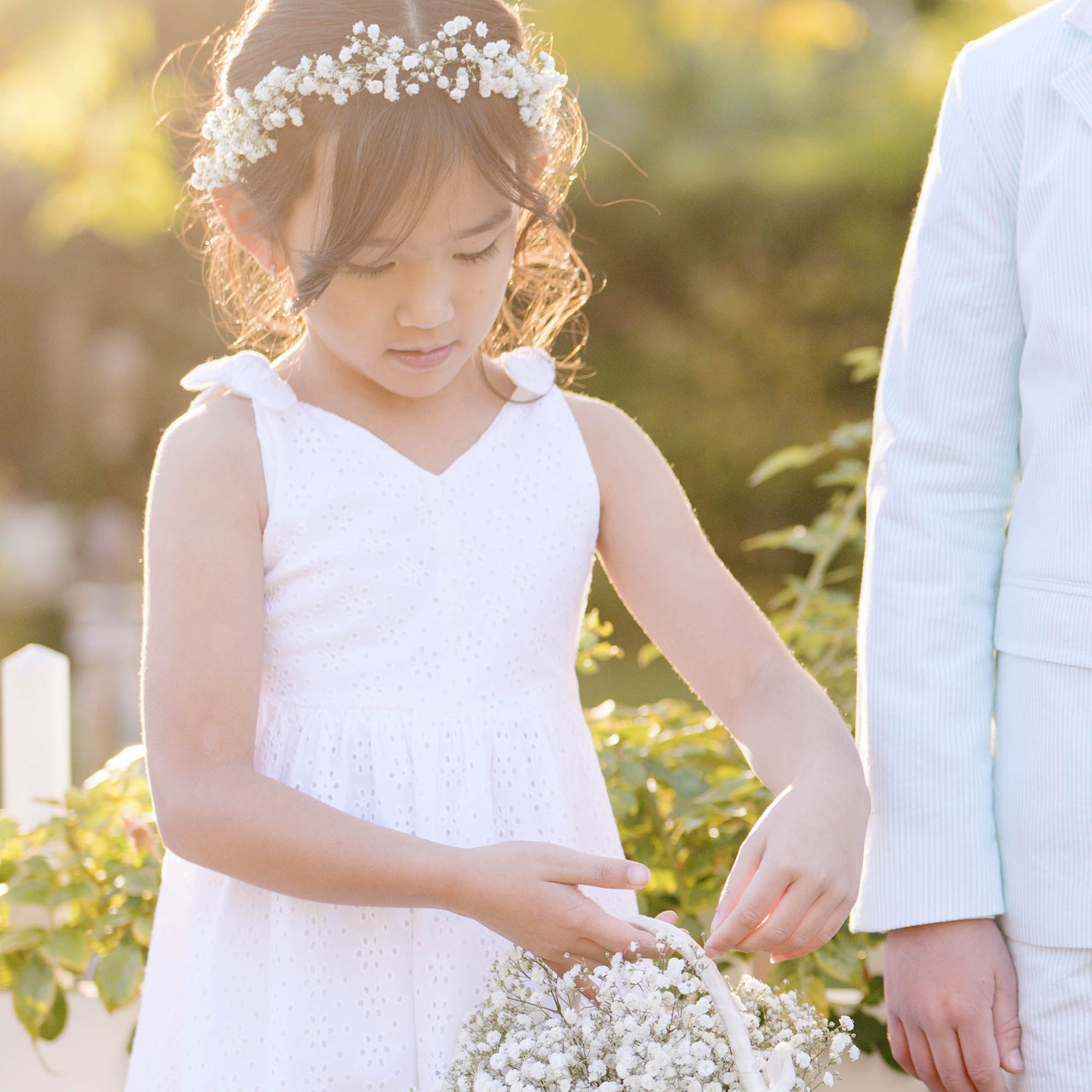 Hope & Henry Toddler Girls Sleeveless Bow Shoulder Swing Dress - White Eyelet Hope & Henry Toddler Girls Sleeveless Bow Shoulder Swing Dress - White Eyelet