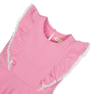 Sleeveless Organic Knit Pinafore Dress - Baby