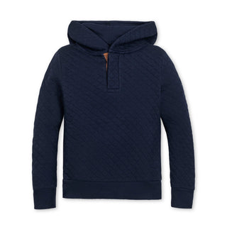 Quilted Hooded Sweatshirt