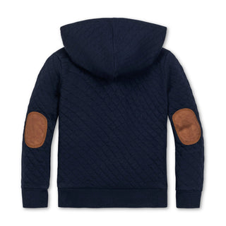 Quilted Hooded Sweatshirt