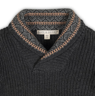 Organic Shawl Collar Sweater