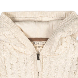 Organic Full Zip Hooded Sweater