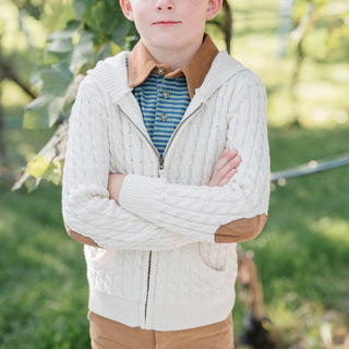 Organic Full Zip Hooded Sweater