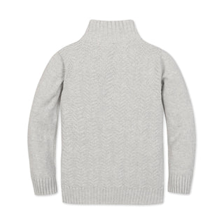 Organic Half Zip Cable Sweater