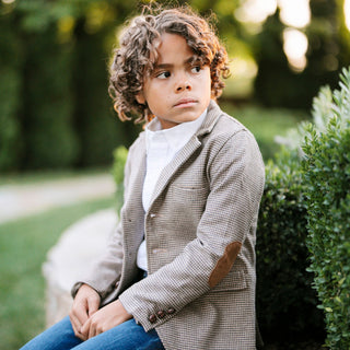 Organic Brushed Cotton Suit Jacket