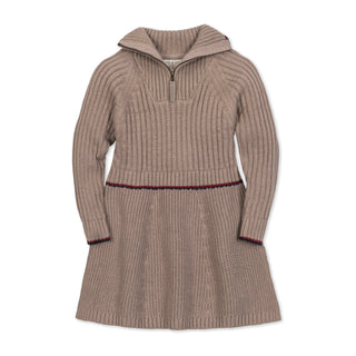 Organic Half Zip Sweater Dress