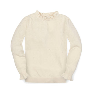 Organic Ruffle Edge Sweater