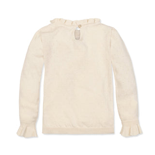 Organic Ruffle Edge Sweater