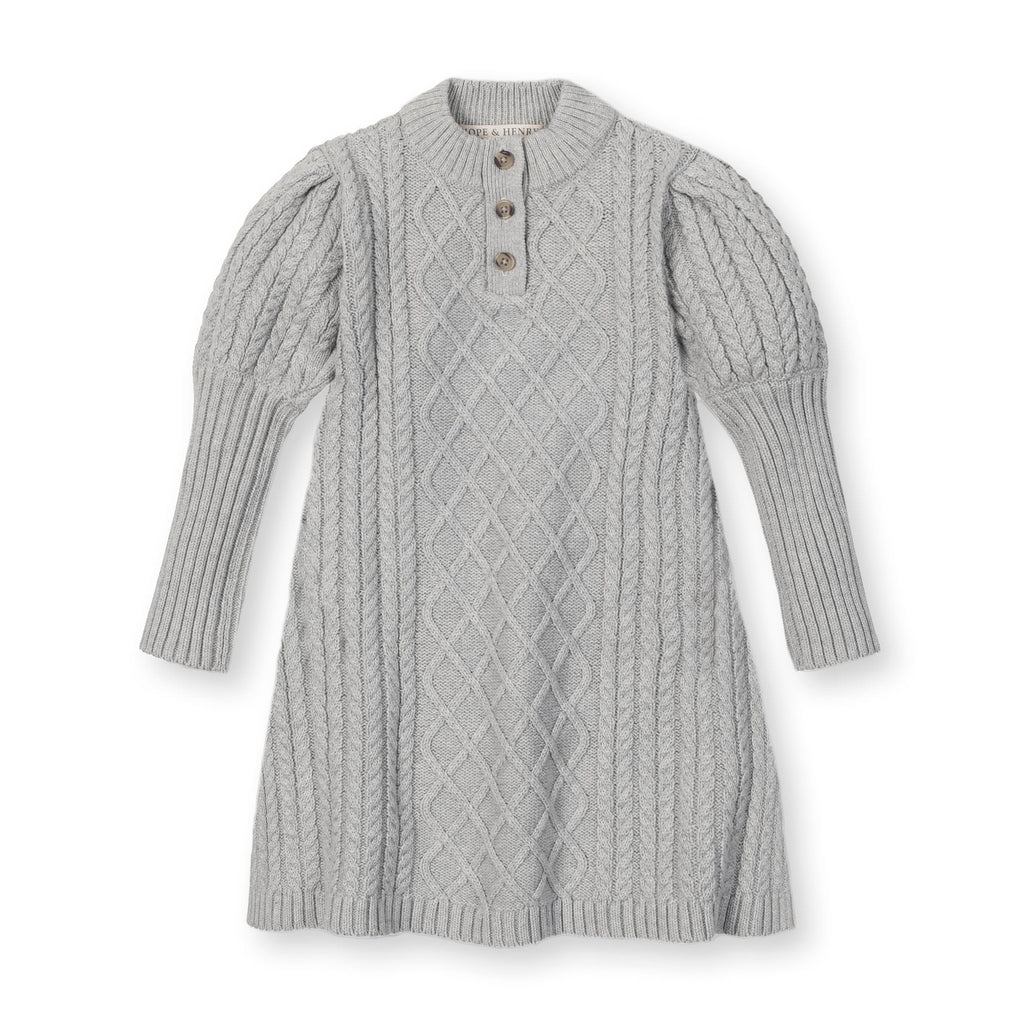 Organic Mock Neck Button Placket Sweater Dress – Hope & Henry