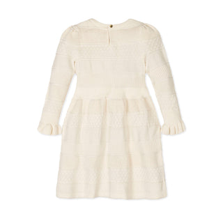 Organic Ruffle Cuff Sweater Dress