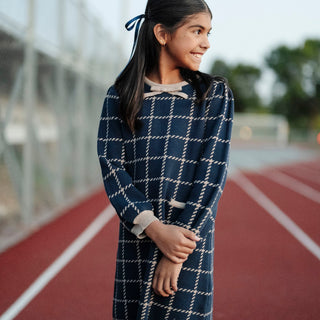 Organic Puff Sleeve Sweater Dress