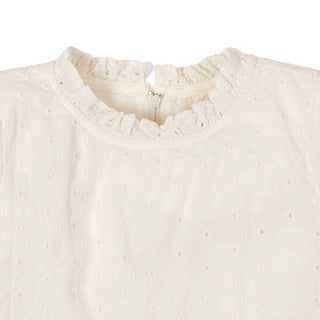 Organic Tiered Eyelet Dress