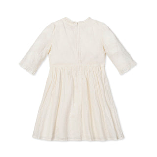 Organic Tiered Eyelet Dress