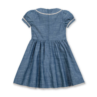 Organic Pintuck Chambray Dress
